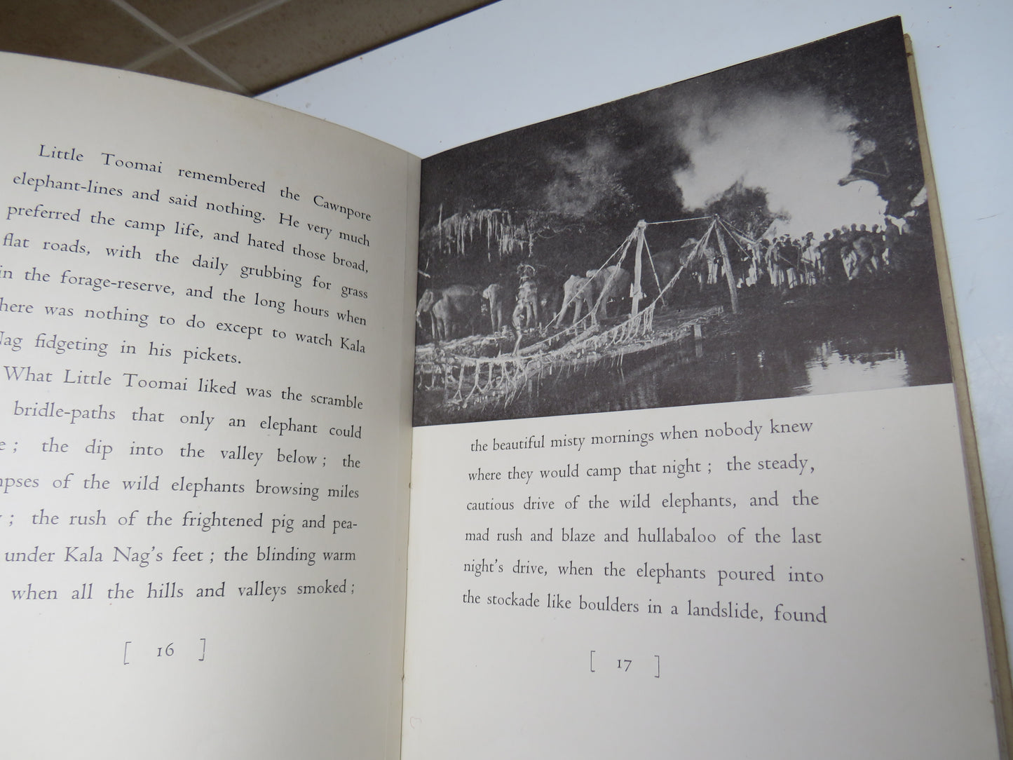 Toomai Of The Elephants By Rudyard Kipling 1937 Antique Book