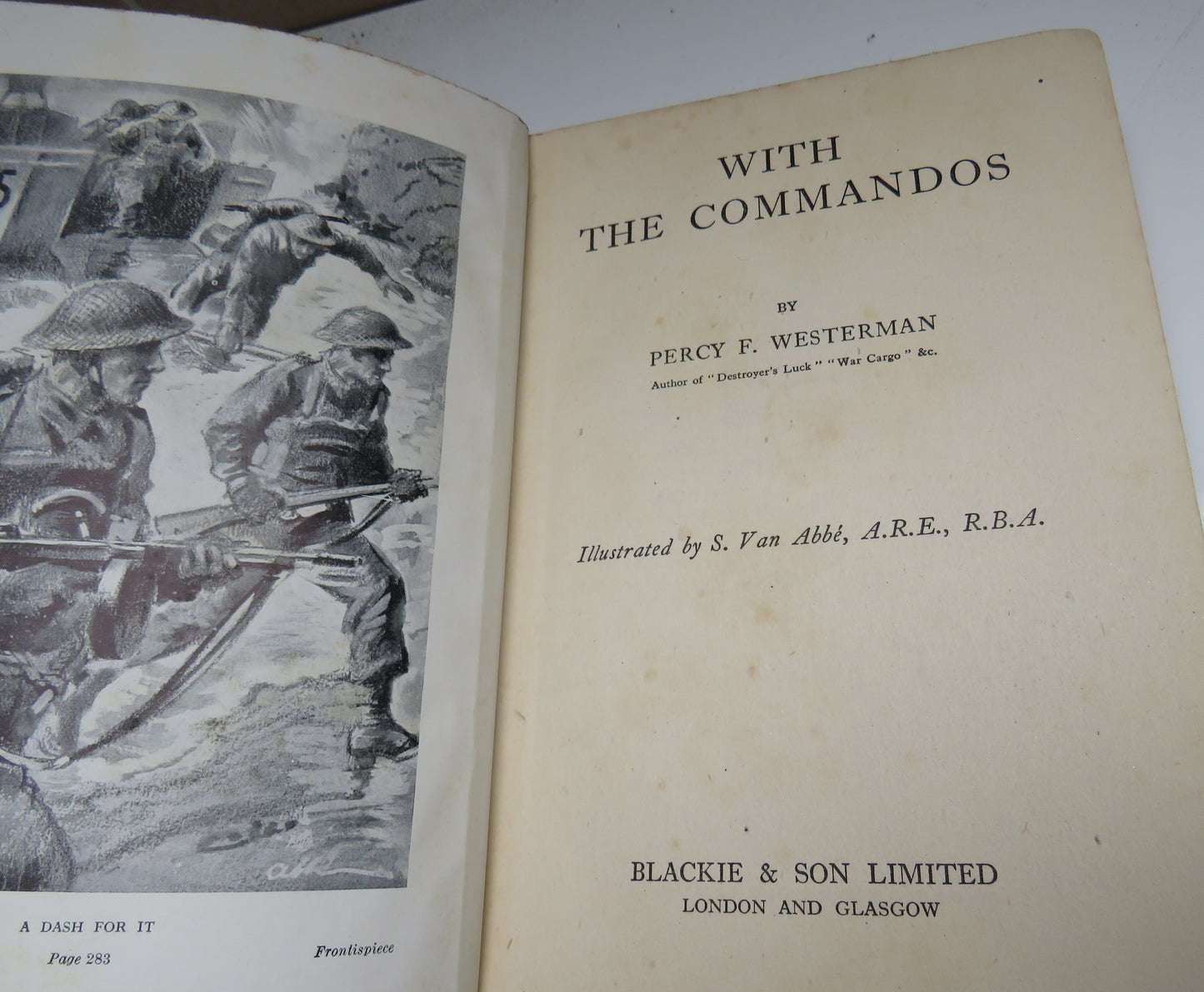 With The Commandos By Percy F. Westerman