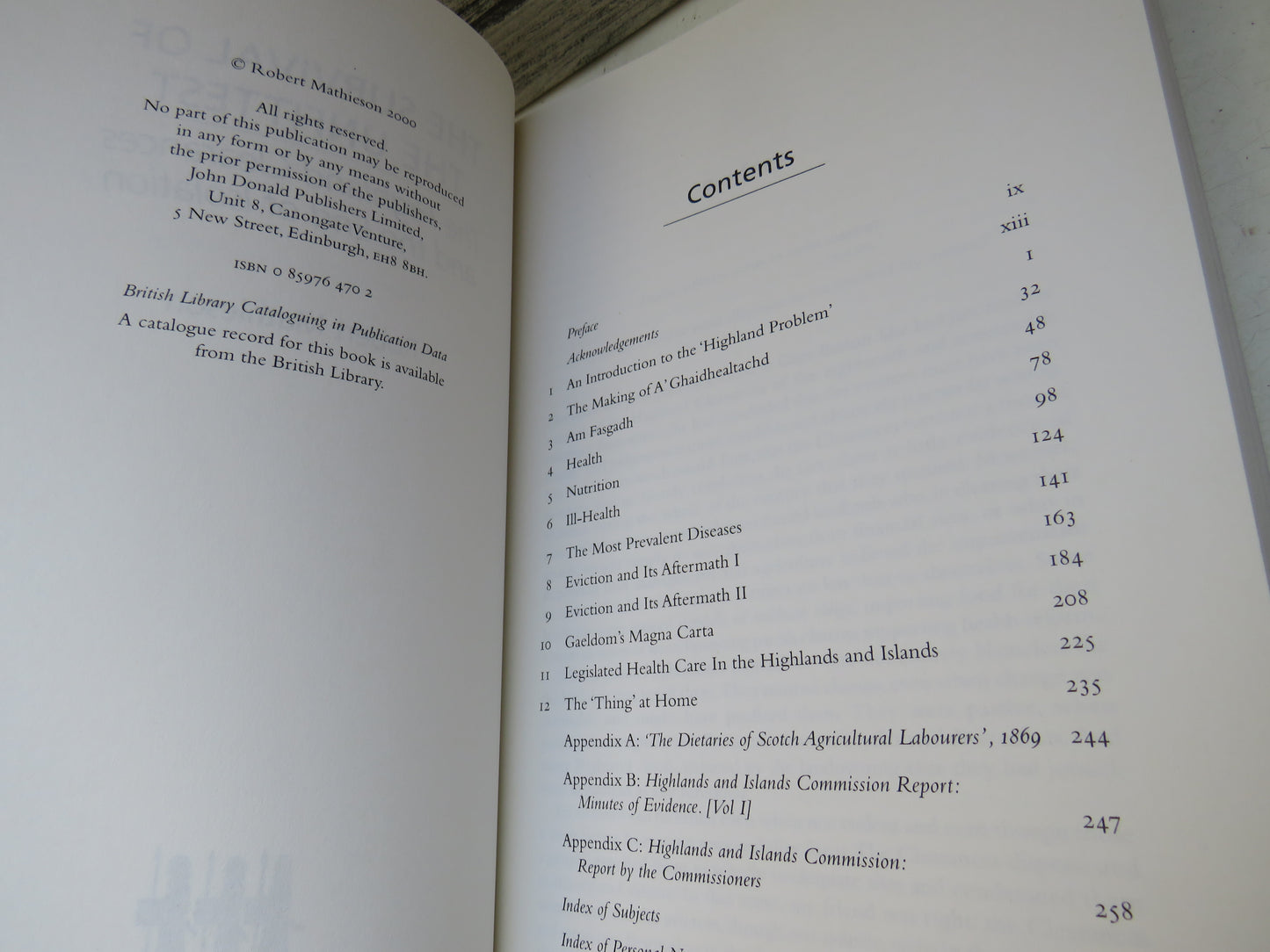 The Survival of the Unfittest The Highland Clearances and The End of Isolation By Robert Mathieson 2000, book image 6