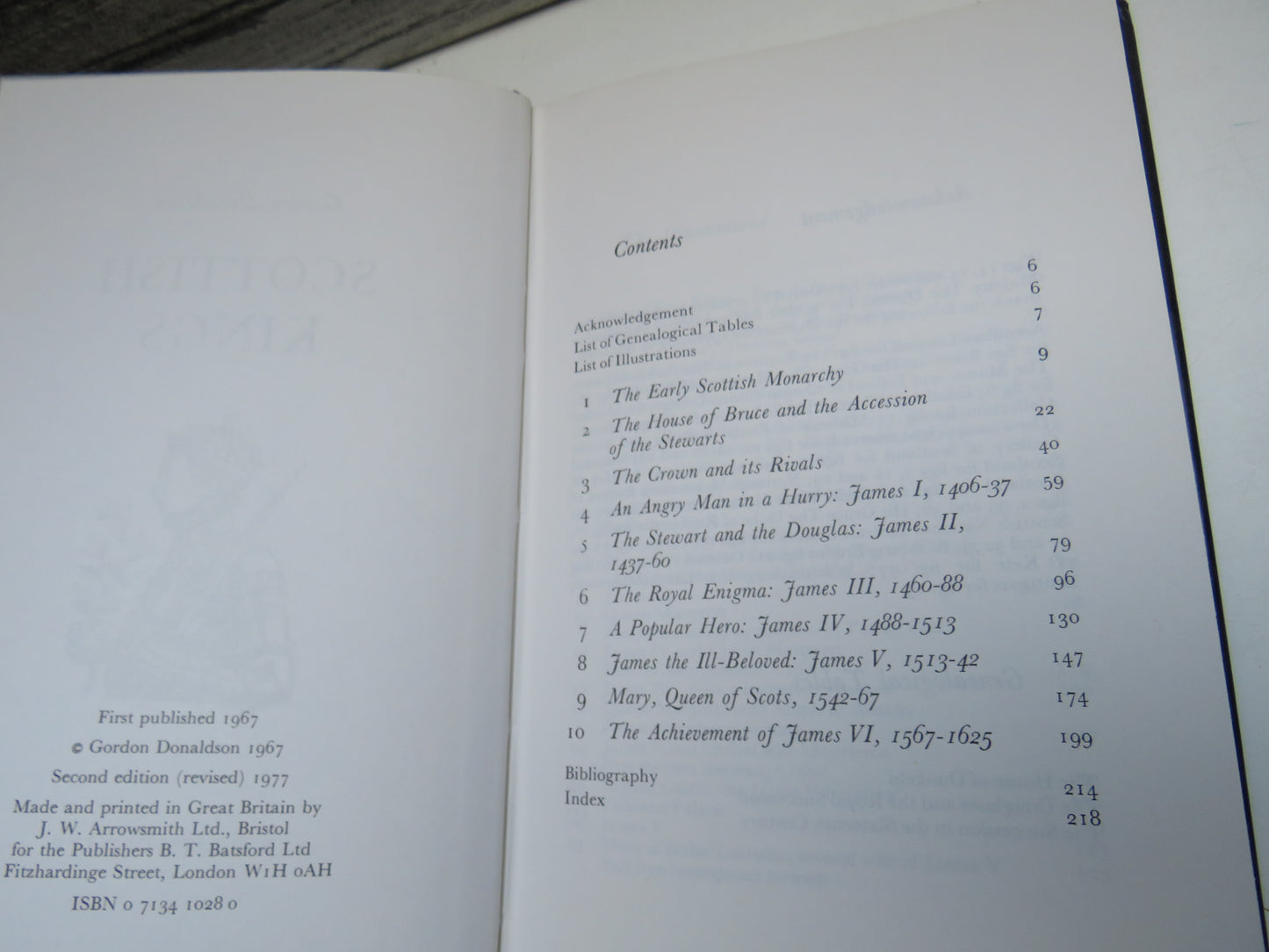 Scottish Kings By Gordon Donaldson 1977