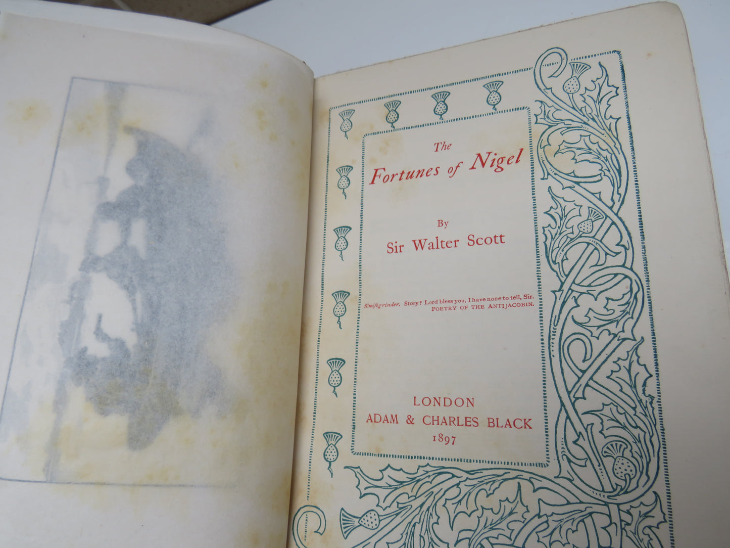 Fortunes of Nigel by Sir Walter Scott, 1897