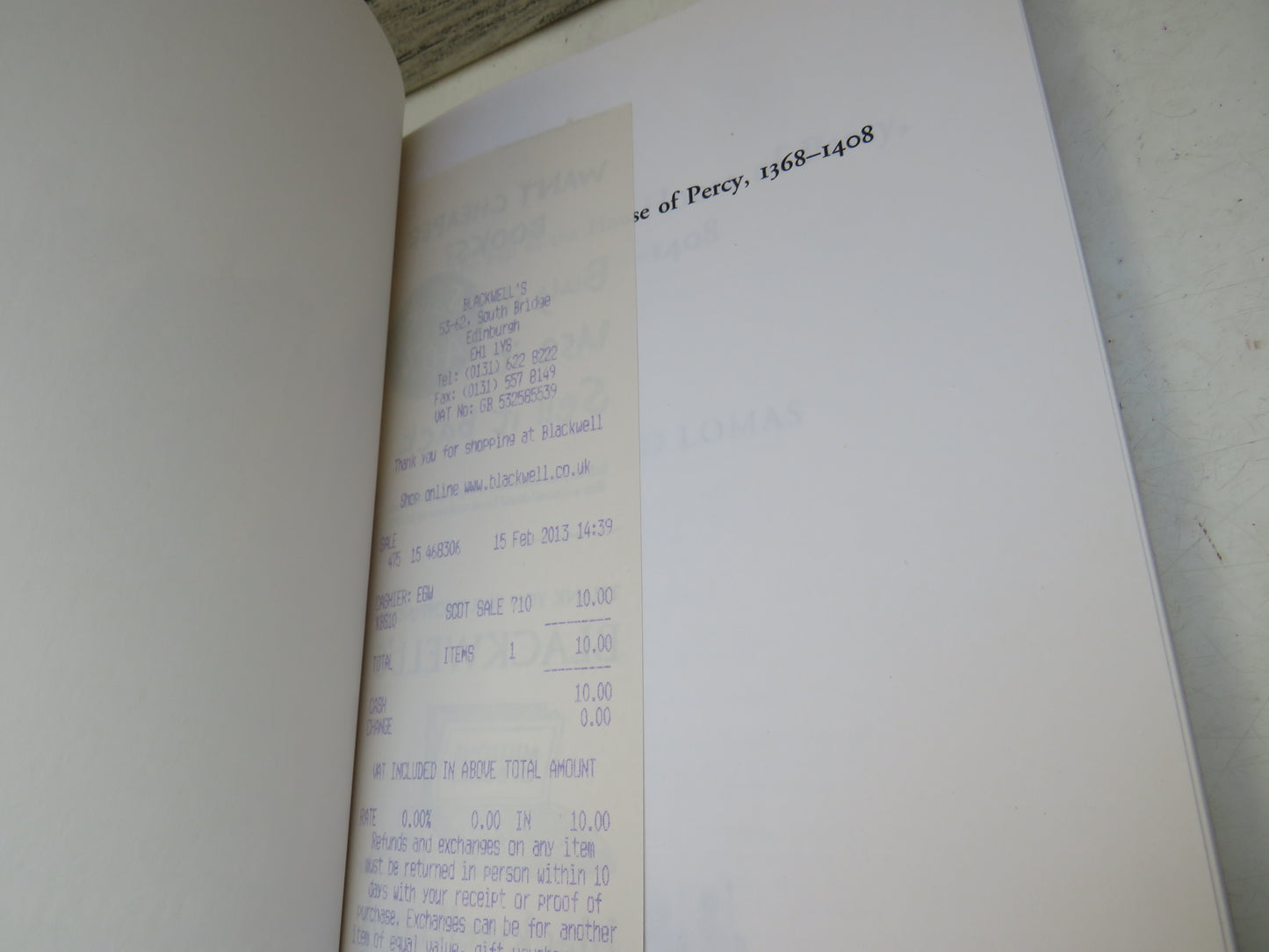 The Fall of the House of Percy 1368-1408 By Richard Lomas 2007, book image 3