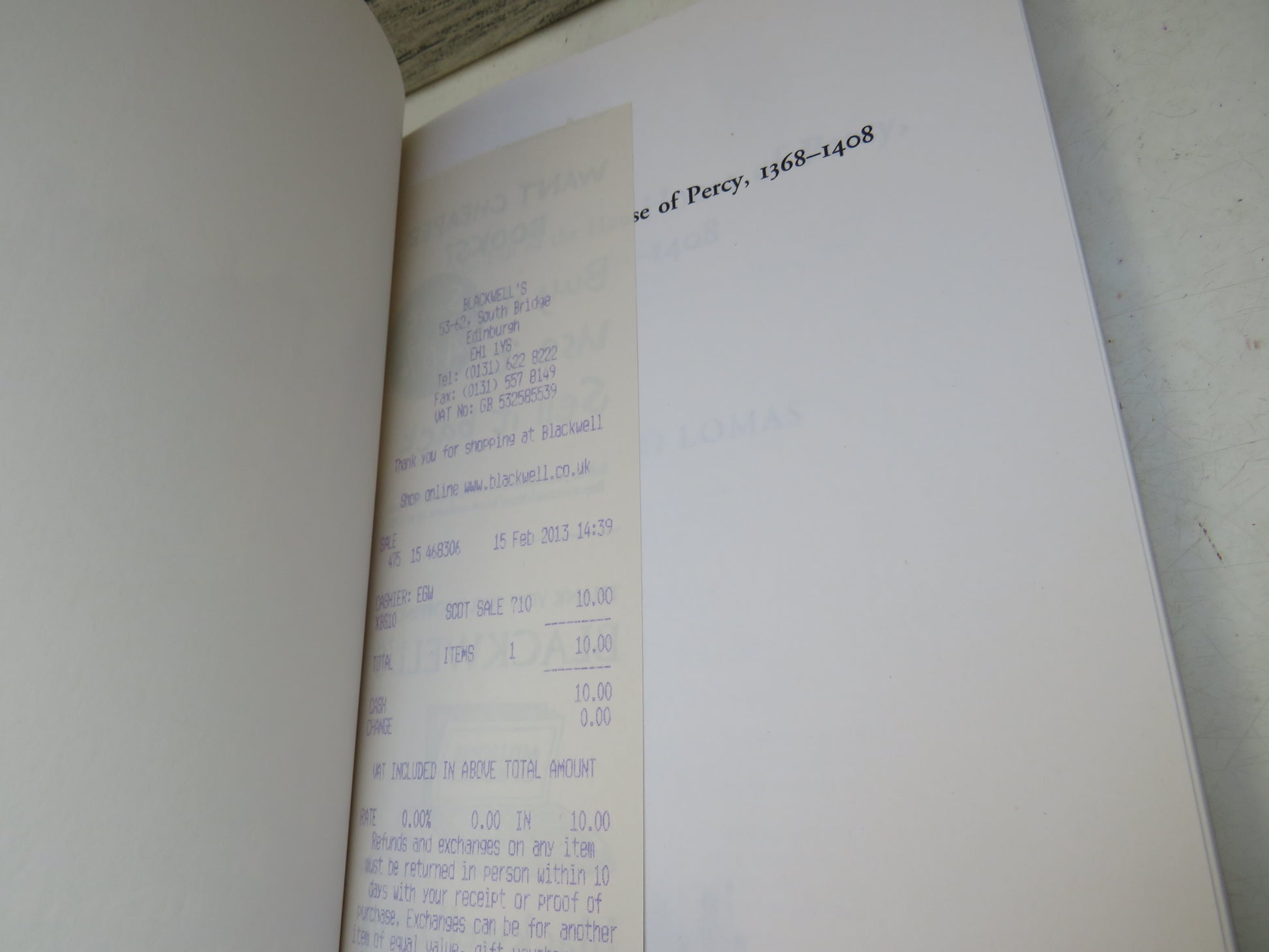 The Fall of the House of Percy 1368-1408 By Richard Lomas 2007, book image 3
