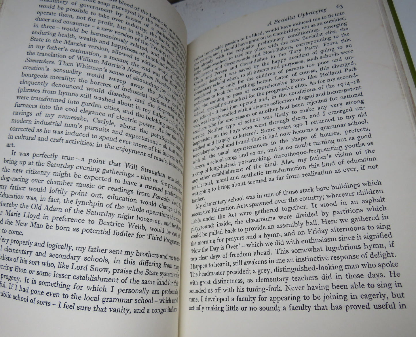 Chronicles of Wasted Time by Malcolm Muggeridge, Volume I The Green Stick, 1972