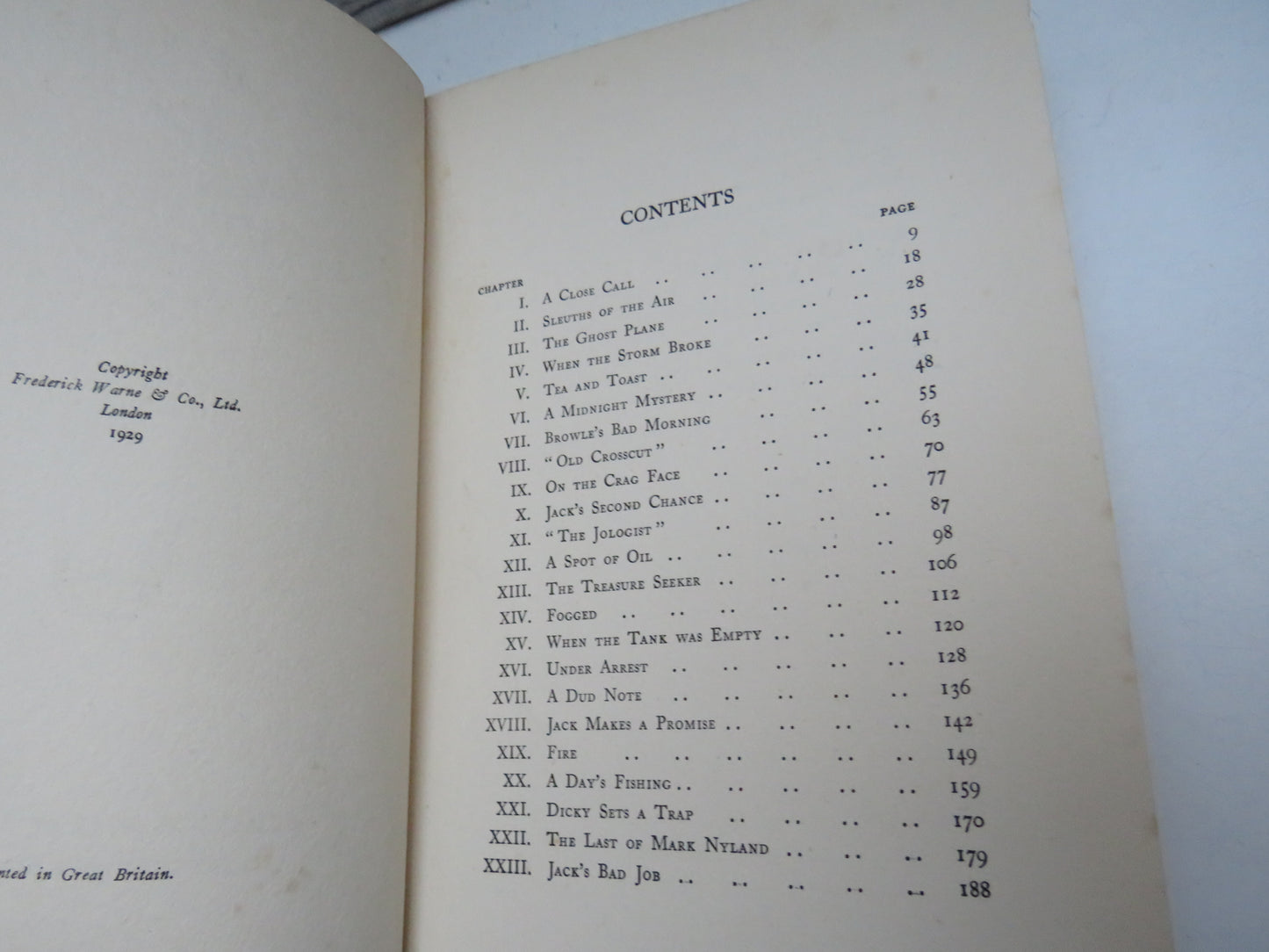 Sons of The Air By T.C. Bridges 1929