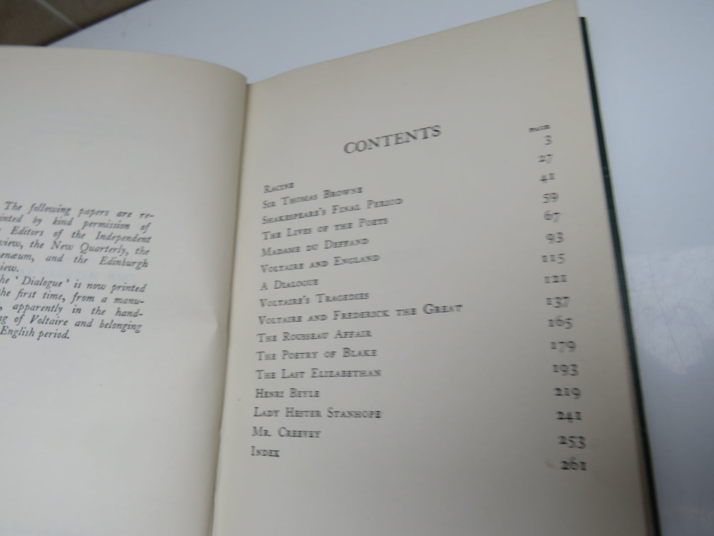 Books & Characters French & English By Lytton Strachey 1928