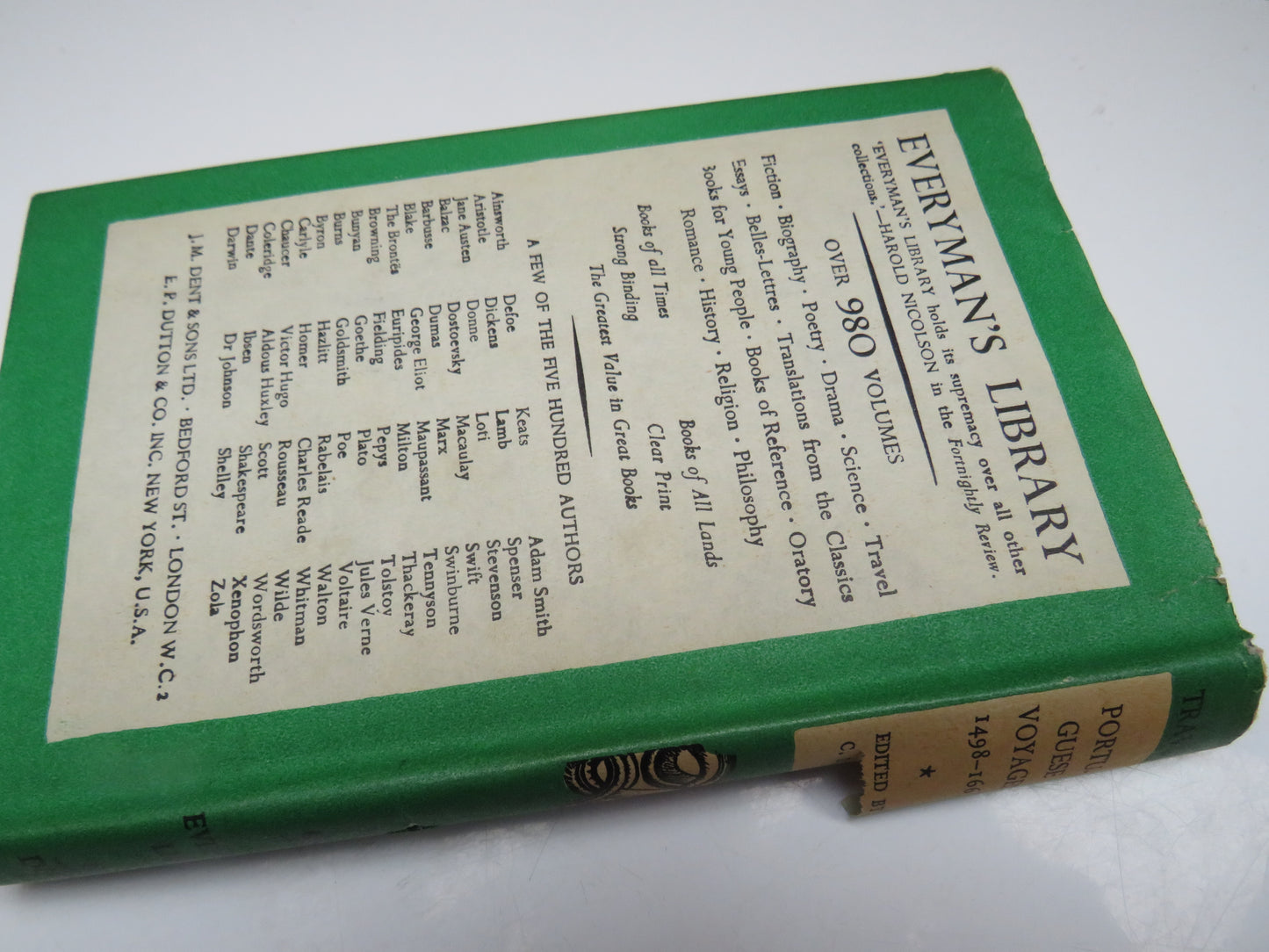 Portuguese Voyages 1498-1663 Edited By Charles David Ley 1947