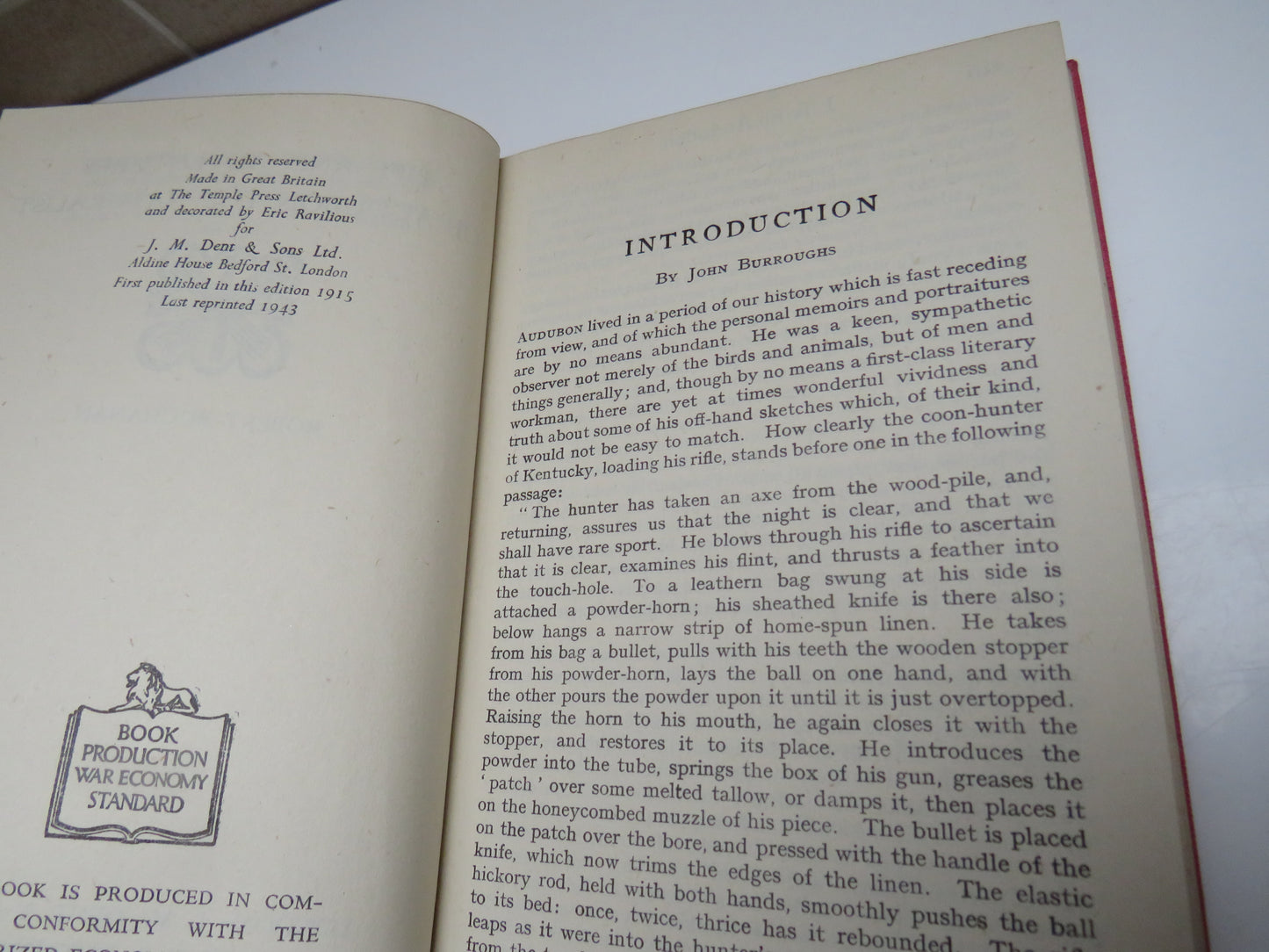 Life and Adventures of Audubon The Naturalist By Robert Buchanan 1943