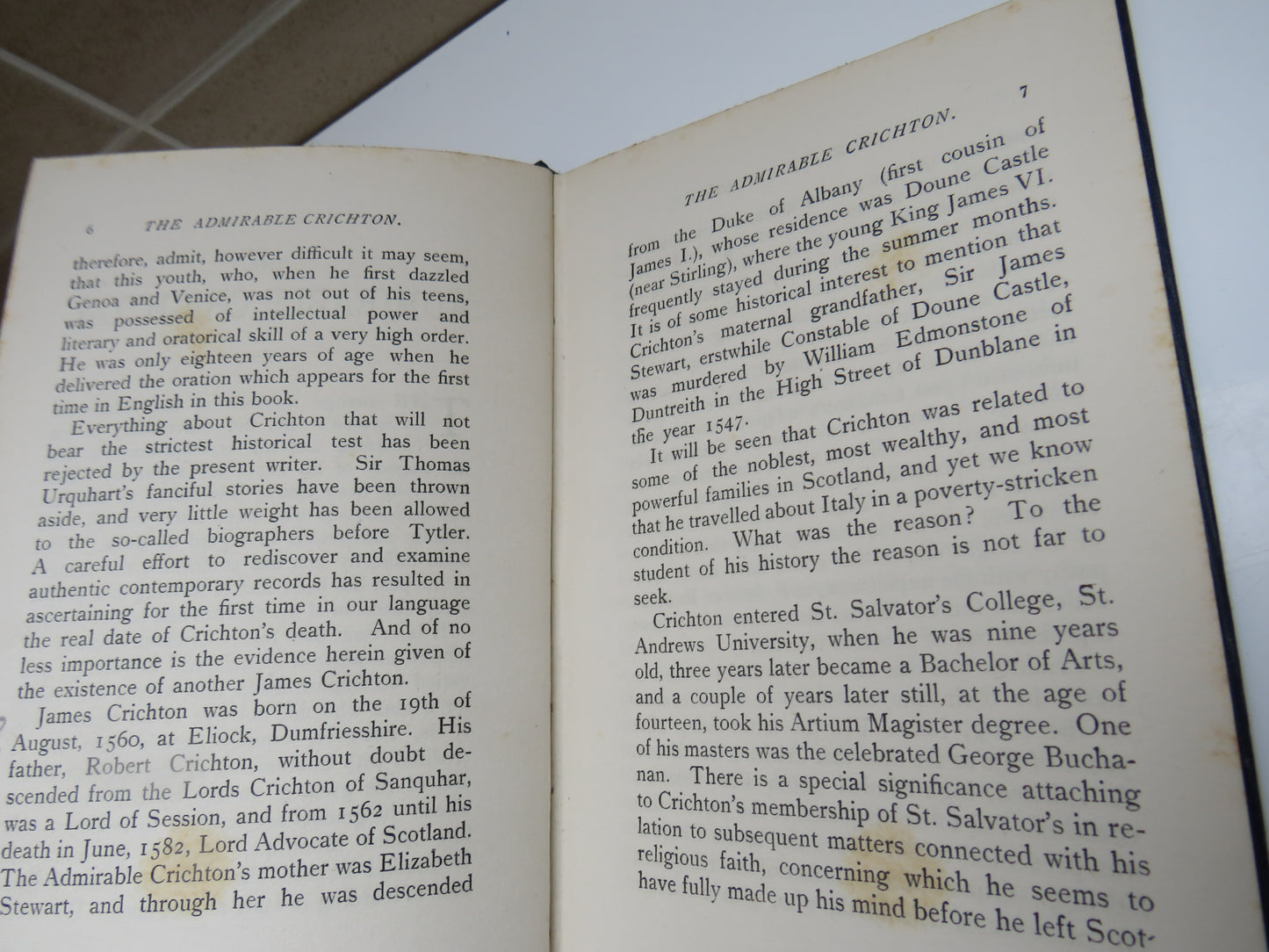 The Admirable Crichton The Real Character By Douglas Crichton