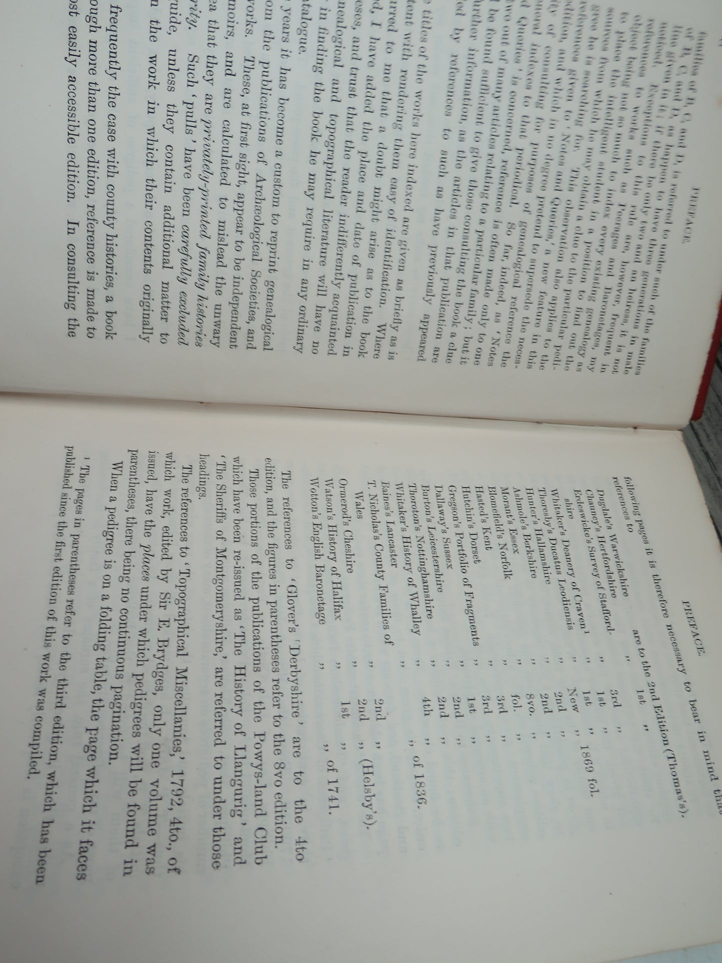 The Genealogists Guide Being A General Search Through Genealogical, Topographical, and Biographical Works, Family Histories, Peerage Claims, Etc By George W. Marshall 1885, book image 8