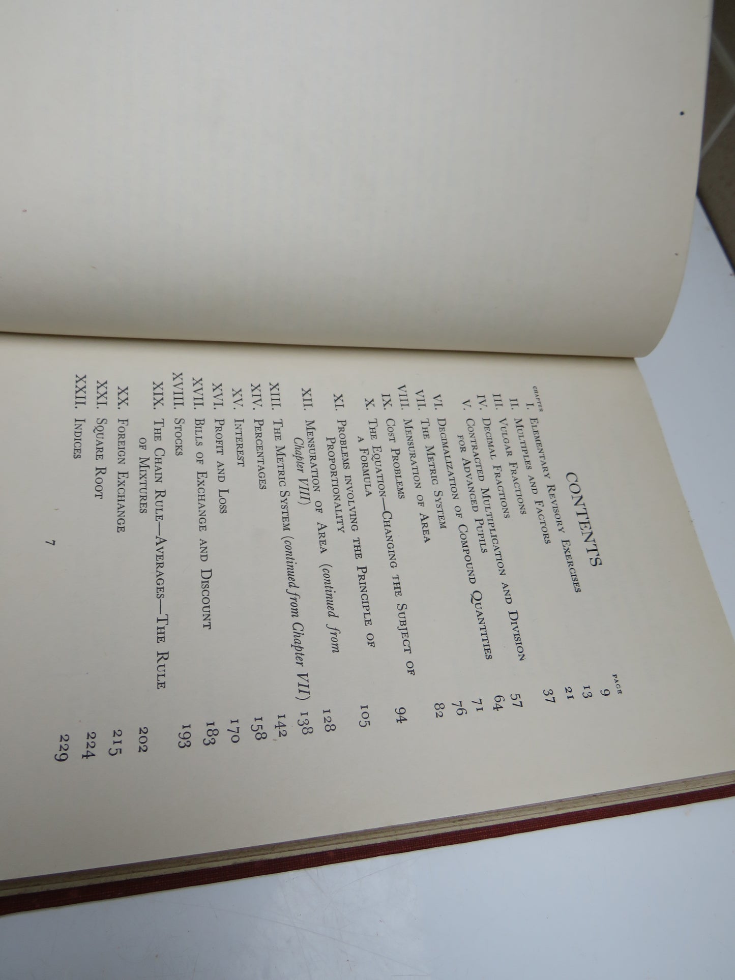 Exercises In Arithmetic For Middle and Upper Forms by Robert Walker 1935