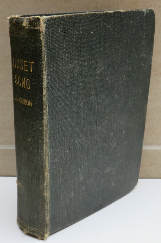 Sunset Song A Novel By Lewis Grassic Gibbon 1932 5th Impression Rare