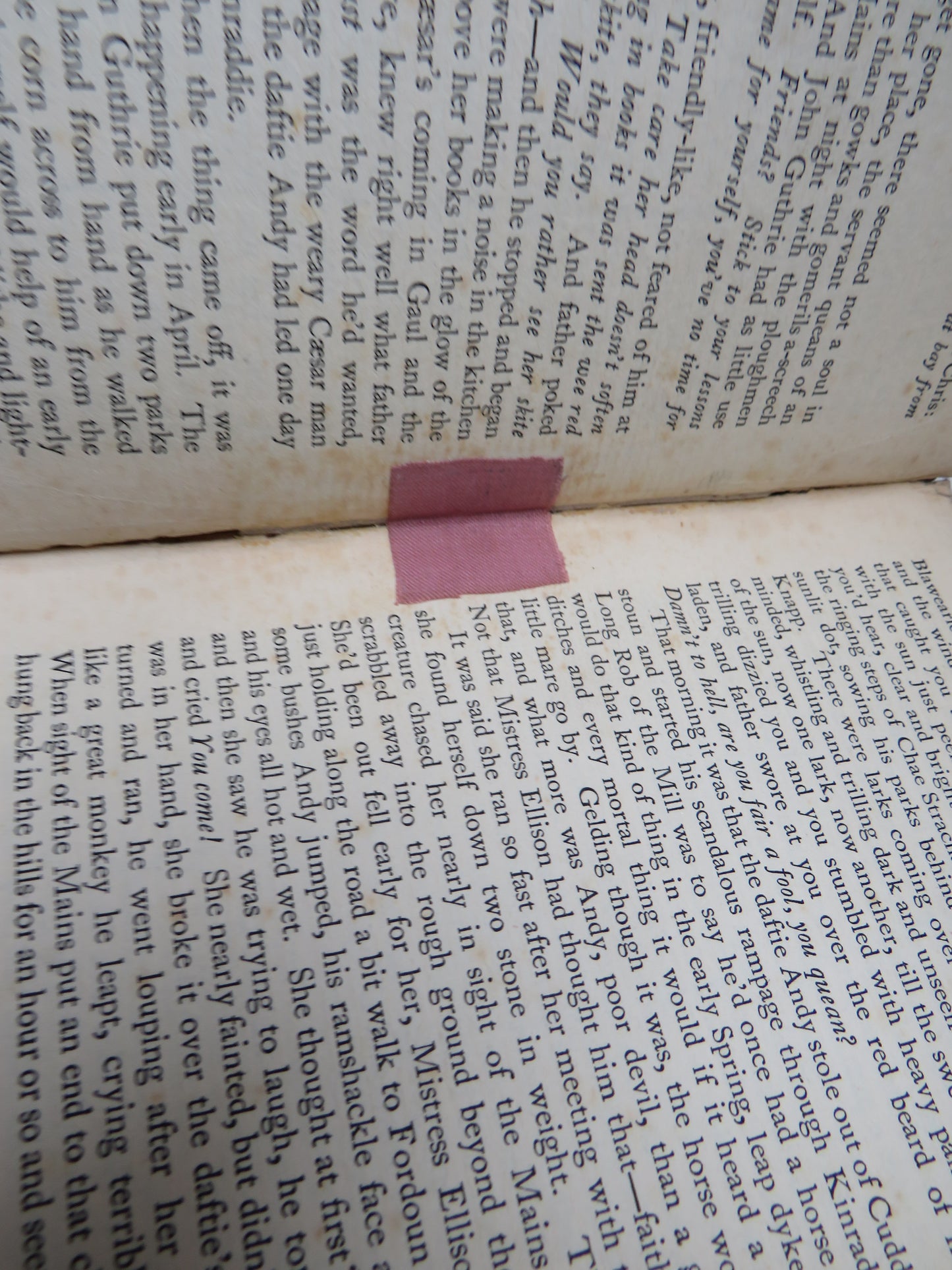 Sunset Song A Novel By Lewis Grassic Gibbon 1932 5th Impression Rare