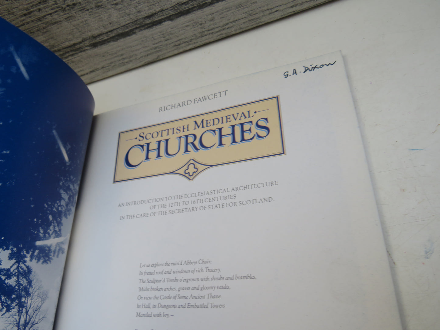 Scottish Medieval Churches By Richard Fawcett 1985