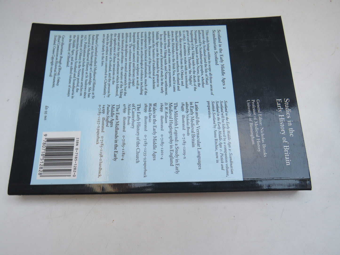 Scotland In The Early Middle Ages . 2 Scandinavian Scotland By Barbara E. Crawford 1987