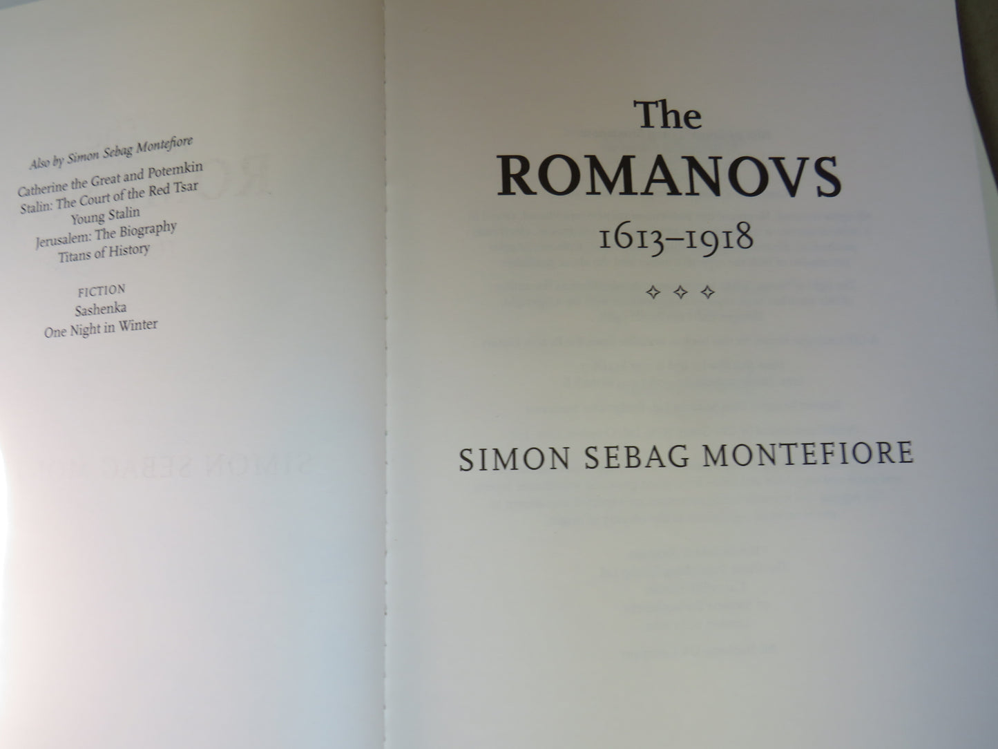 The Romanovs 1613-1918 By Simon Sebag Montefiore 2016