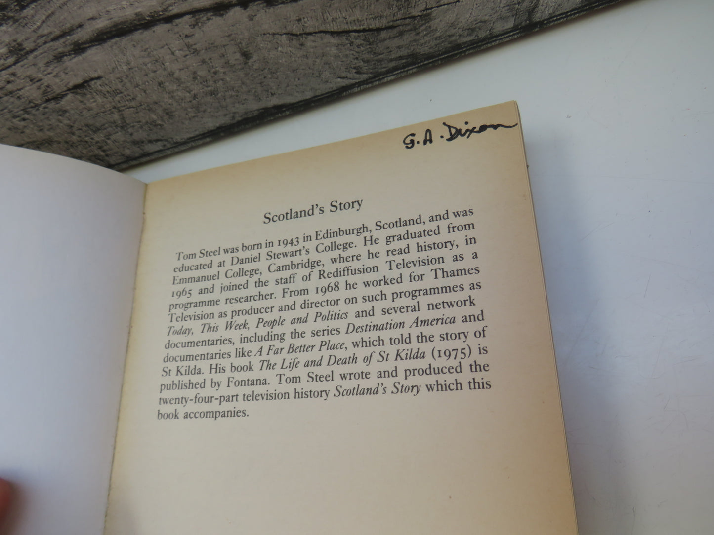 Scotland's Story By Tom Steel 1985