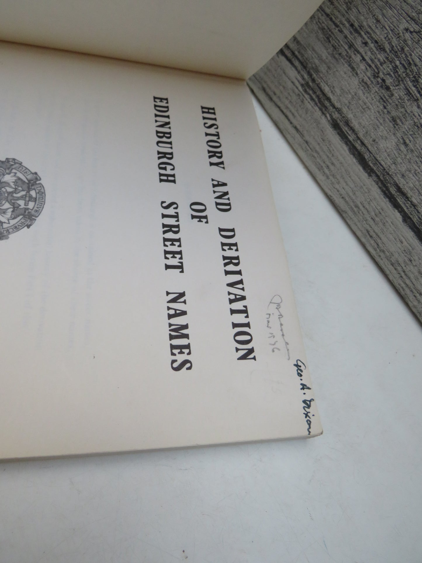History and Deprivation of Edinburgh Street Names 1975