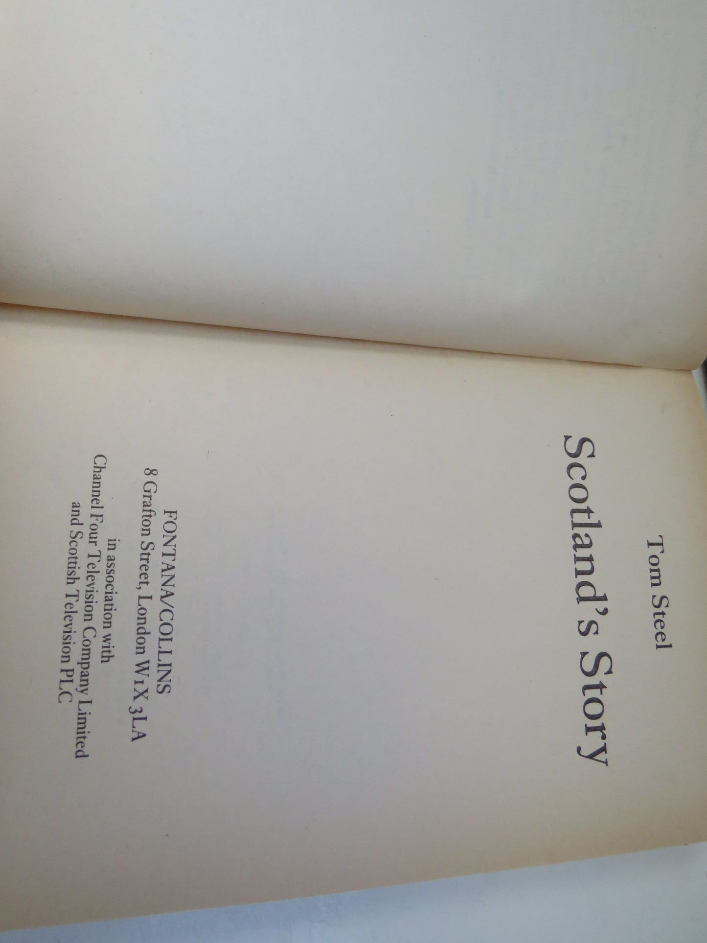 Scotland's Story By Tom Steel 1985