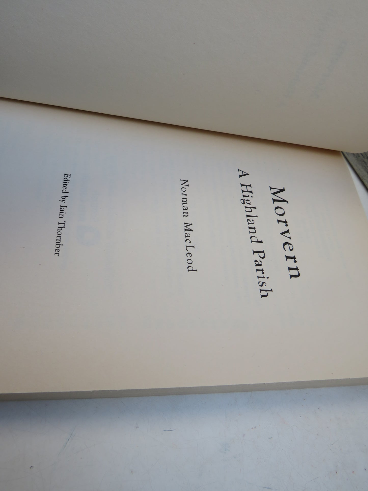 Morvern A Highland Parish By Norman MacLeod 2002