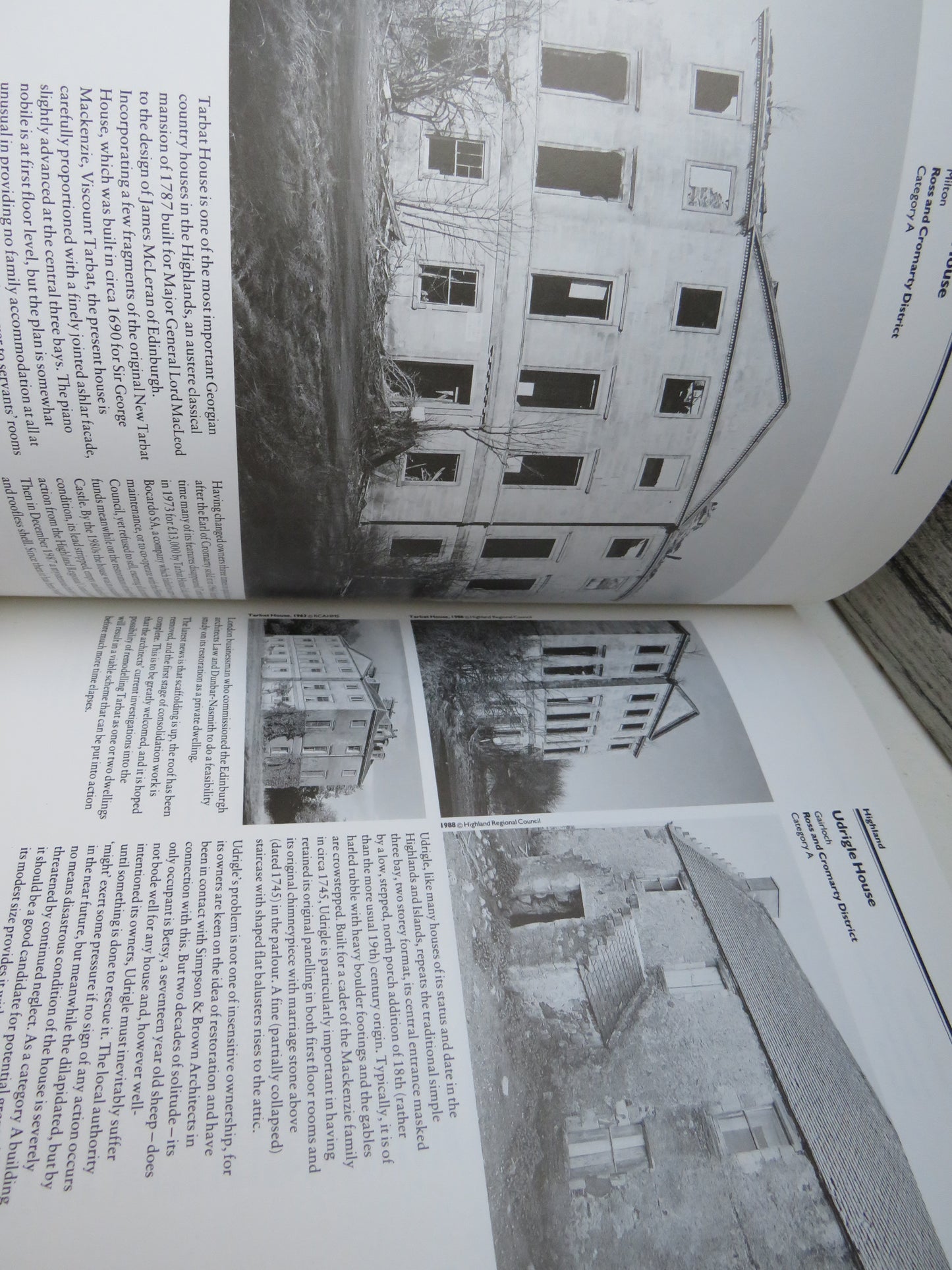Scotland's Endangered Houses By Marcus Dean & Mary Miers 1990