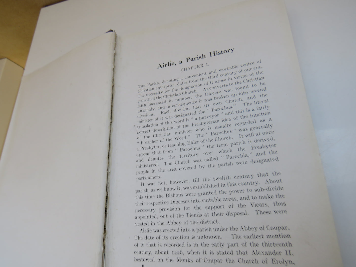 Airlie, A Parish History by The Rev. William Wilson, 1917