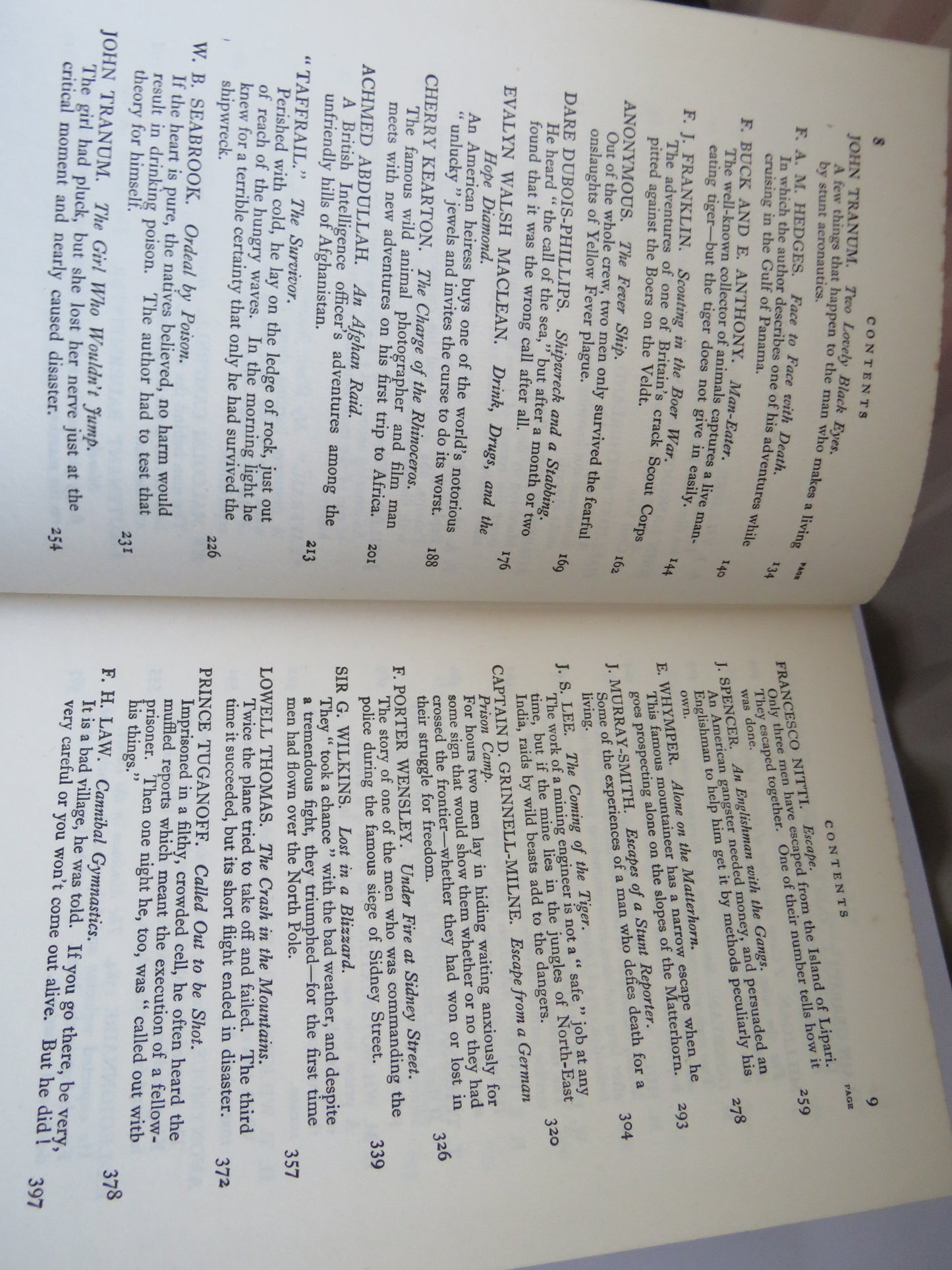 Fifty Amazing Hairbreadth Escapes