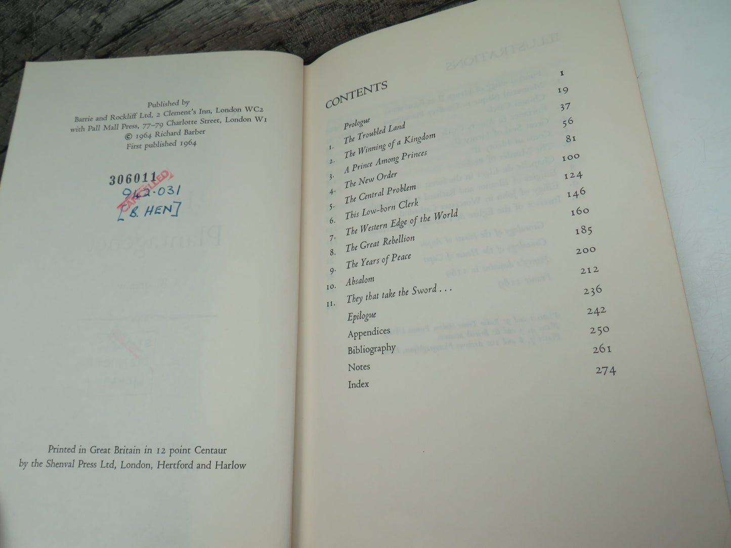Henry Plantagenet A Biography By Richard Barber 1964