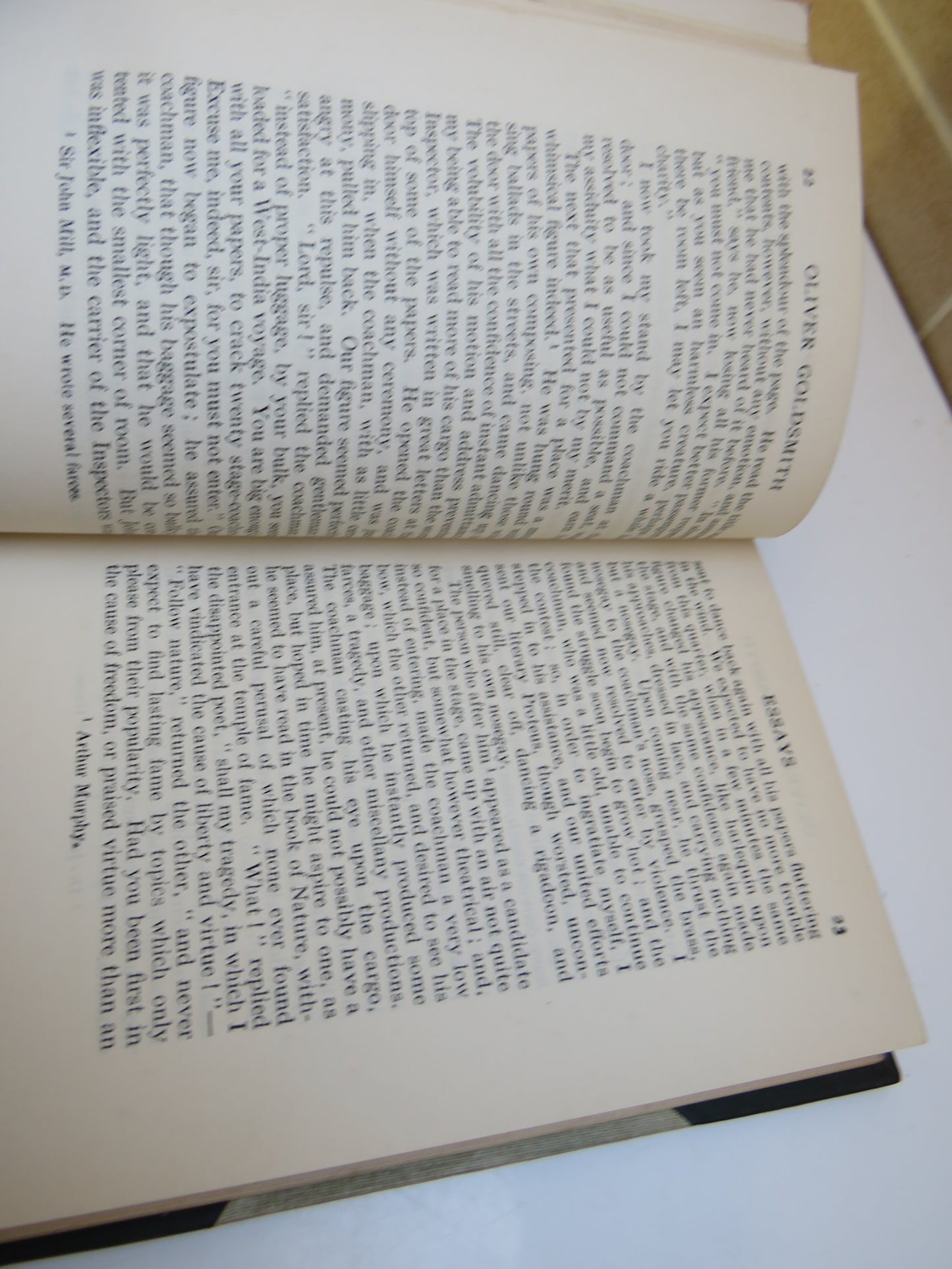 Oliver Goldsmith by Padraic Colum Antique Book