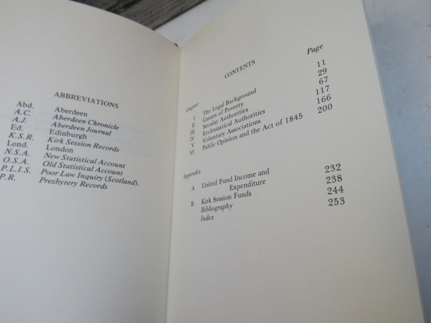 The Scottish Poor Law Its Operation In The North-East From 1745 to 1845 By Jean Lindsay 1975