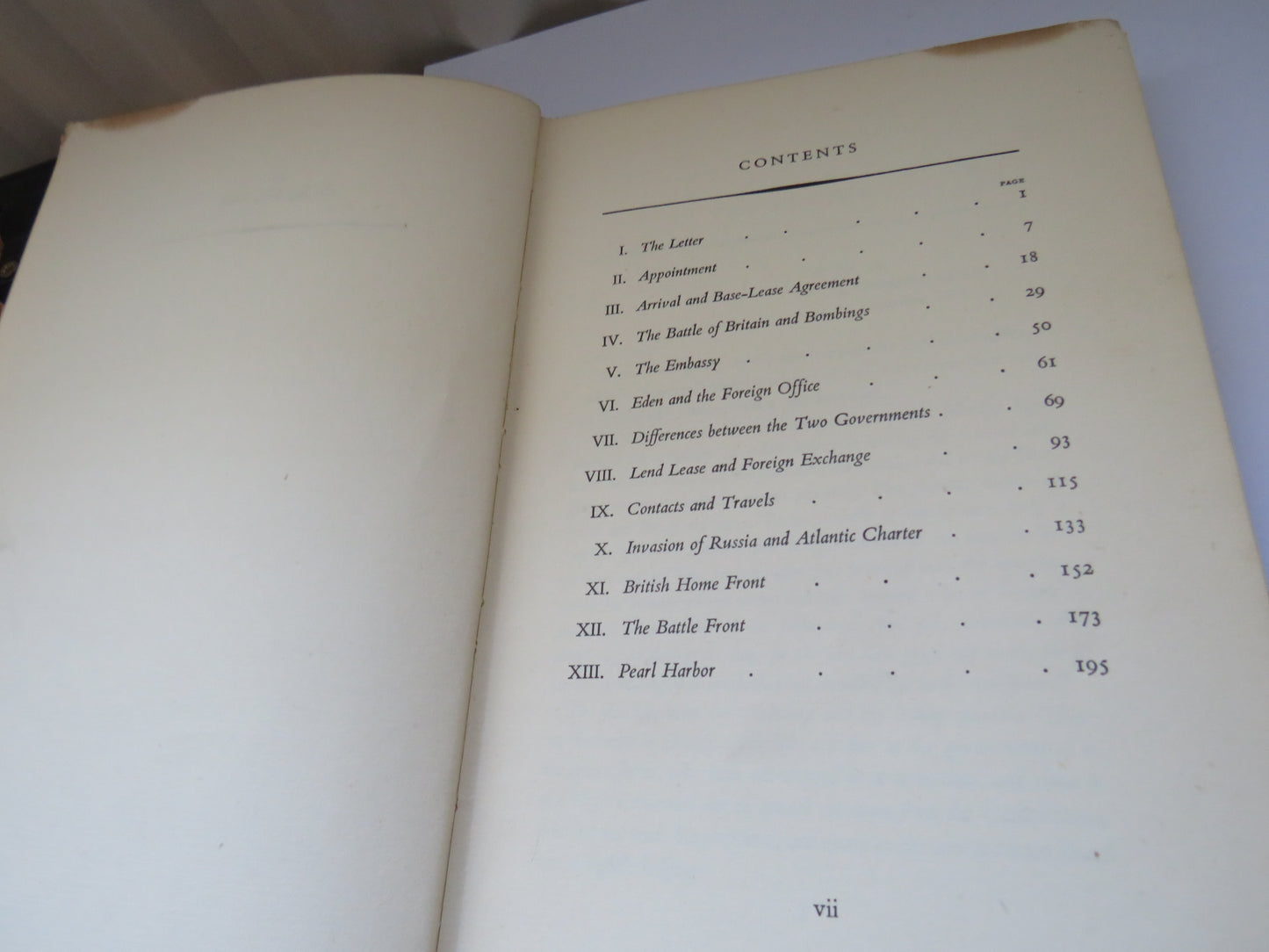 A Letter From Grosvenor Square An Account of a Stewardship By John G. Winant 1947