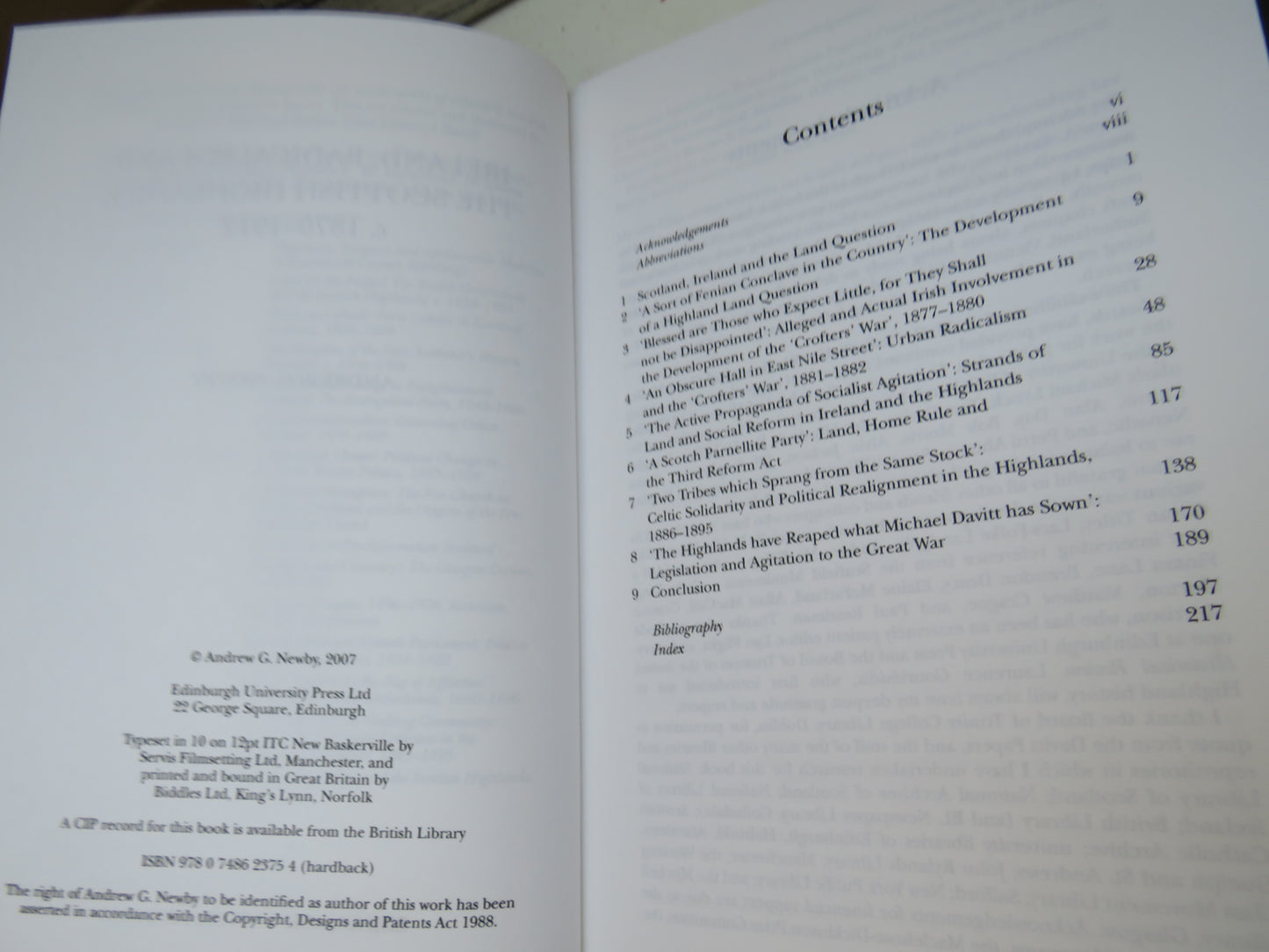 Ireland, Radicalism and The Scottish Highlands, c.1870 - 1912 By Andrew G. Newby 2007