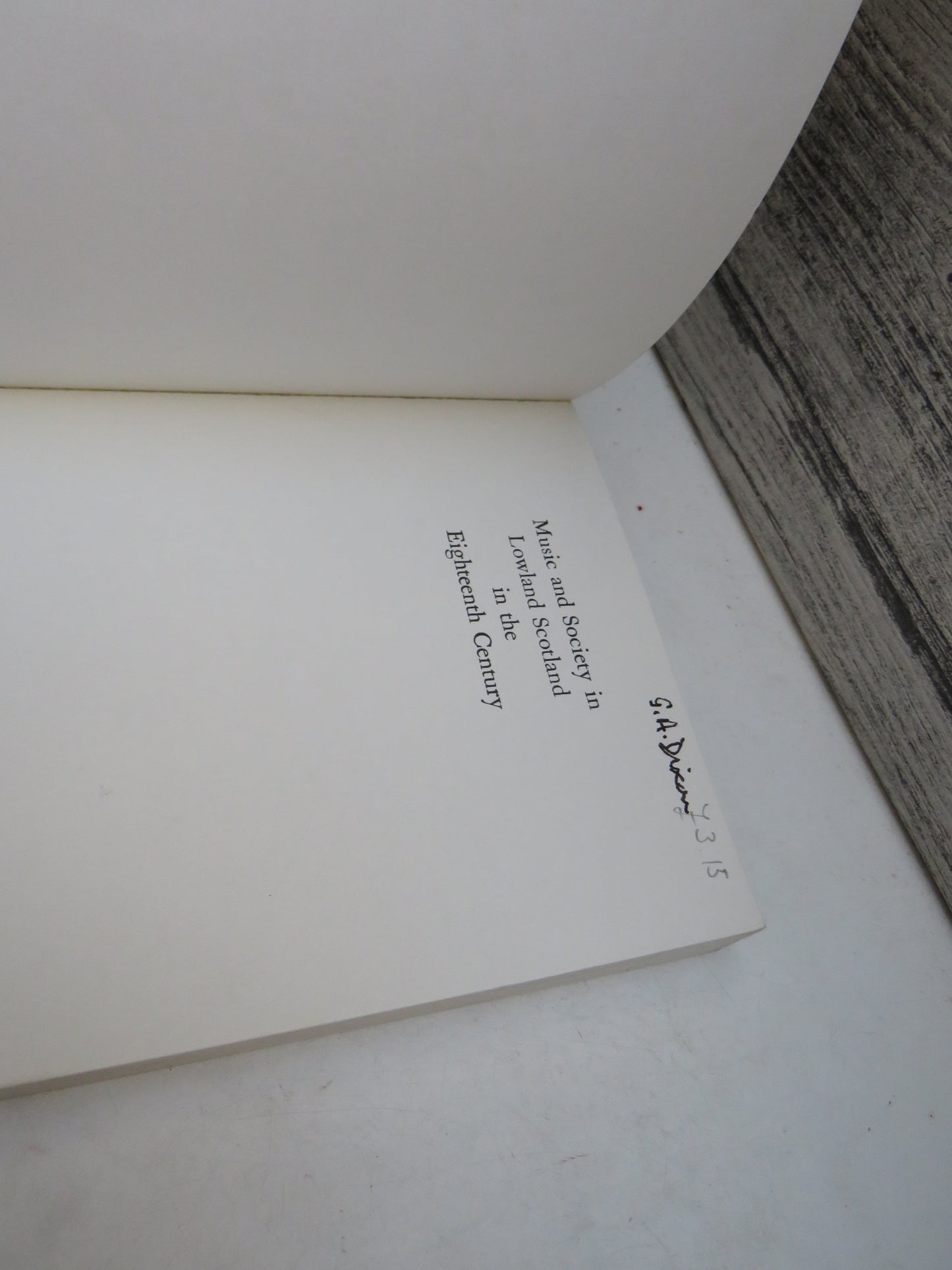 Music and Society In Lowland Scotland In The Eighteenth Century By David Johnson 1972
