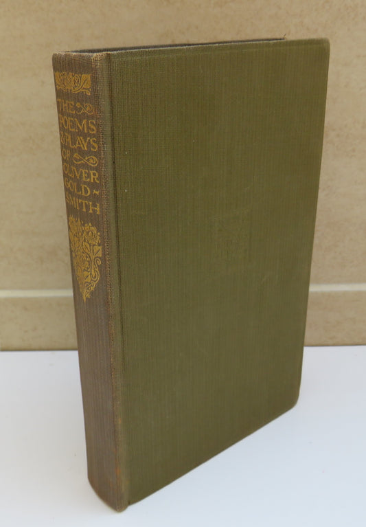 The Poems and Plays of Oliver Goldsmith, 1930