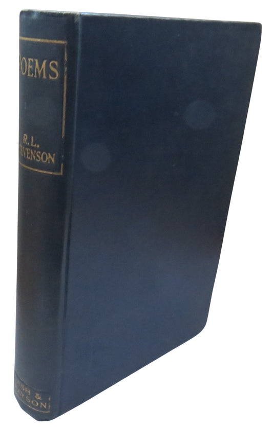 Front cover of 'poems a childs garden of verses underwoods ballads song of travel by robert louis stevenson'