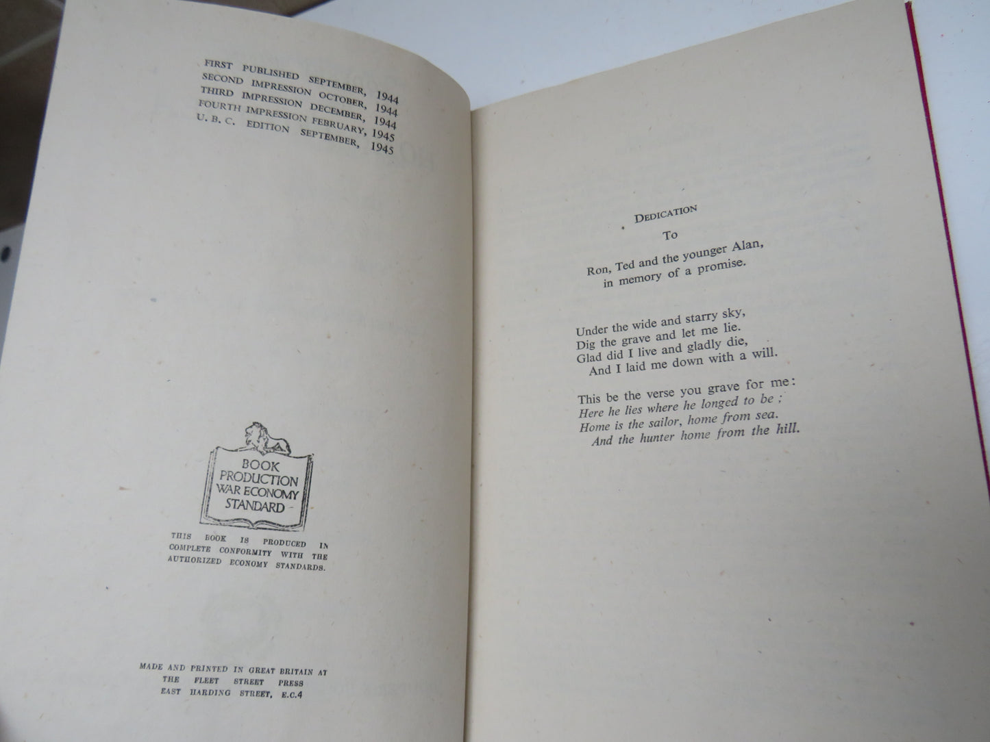 Home From Sea By Godfrey Winn 1945 Vintage Book