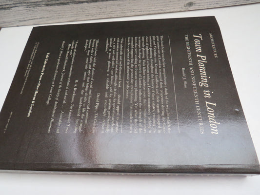 Town Planning In London The Eighteenth and Nineteenth Centuries By Donald J. Olsen 1982