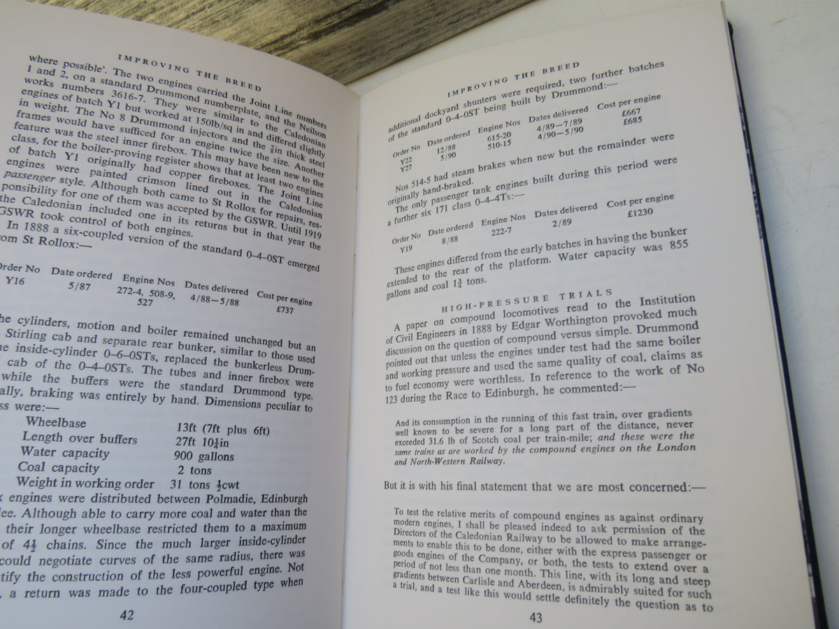 Forty Years of Caledonian Locomotives 1882-1922 By H. J. C. Cornwell 1974