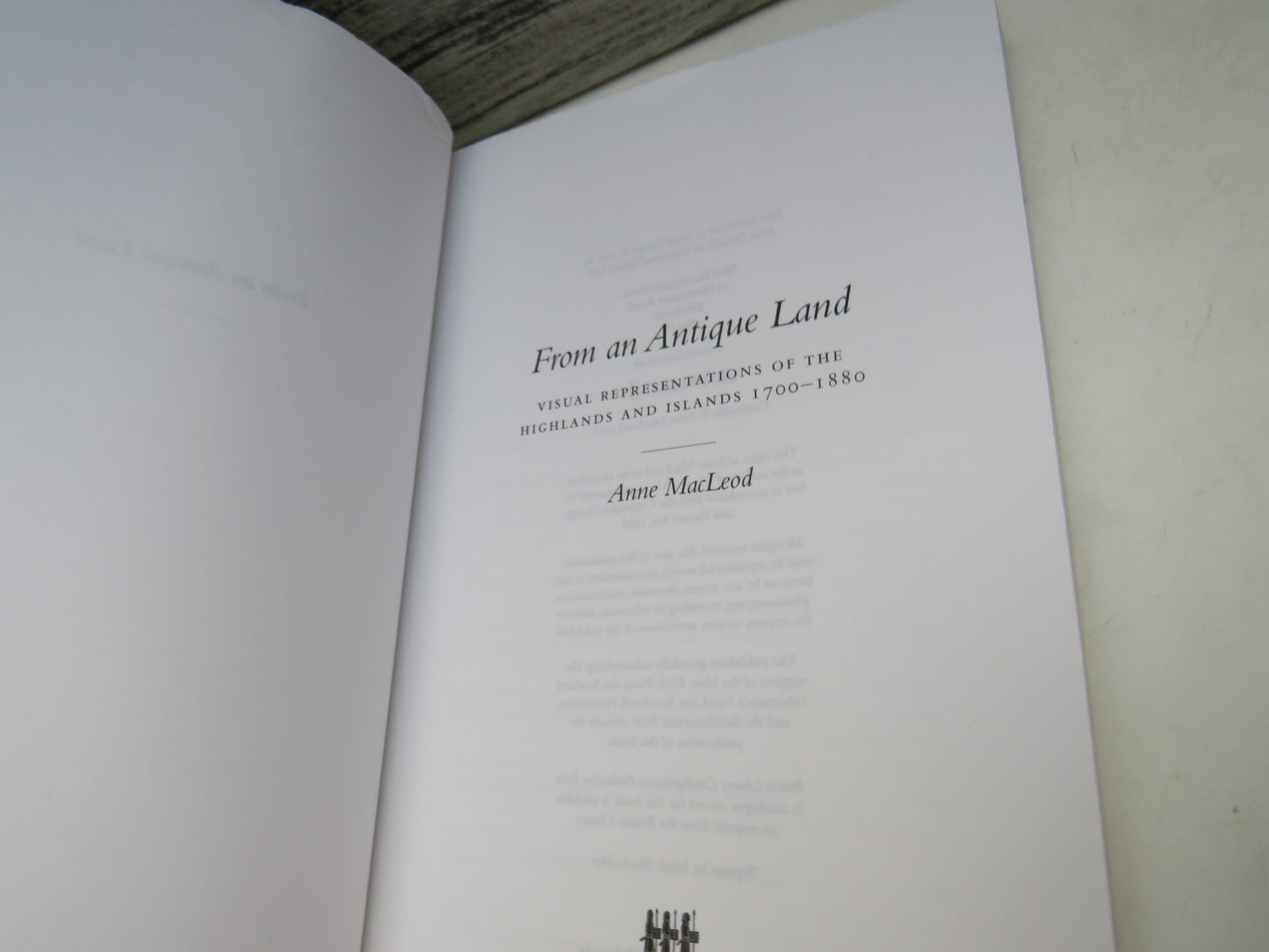 From An Antique Land Visual Representations of the Highlands and Islands 1700-1880 By Anne Macleod 2012