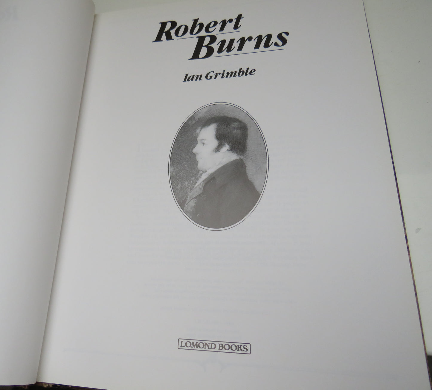 Robert Burns By Ian Grimble 1995