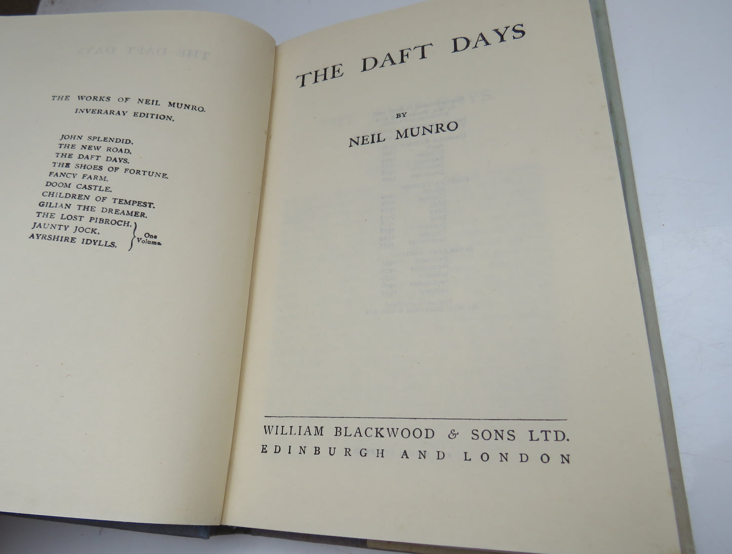 The Daft Days By Neil Munro 1953
