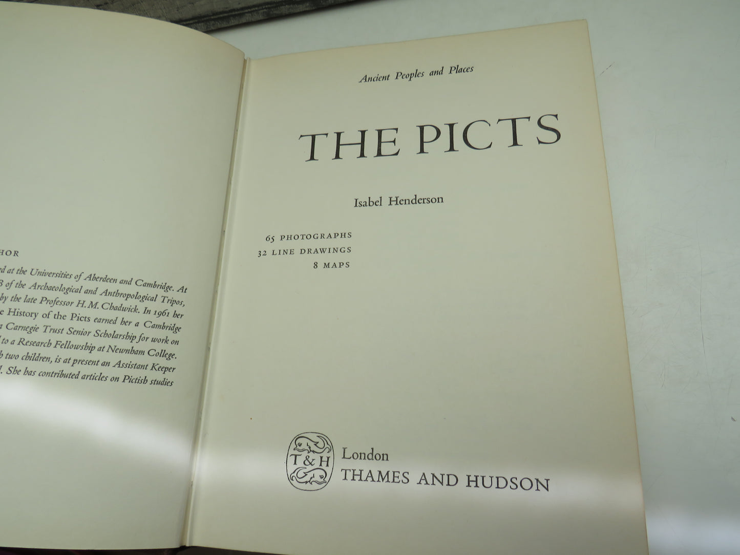 Ancient People and Places The Picts By Isabel Henderson 1967