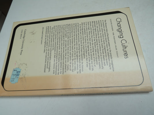 The Western Isles Today By Judith Ennew 1980