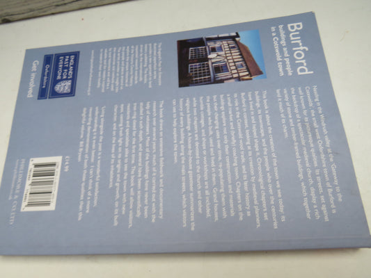 Burford Buildings and People In A Cotswold Town By Antonia Catchpole, David Clark and Robert Peberdy 2008