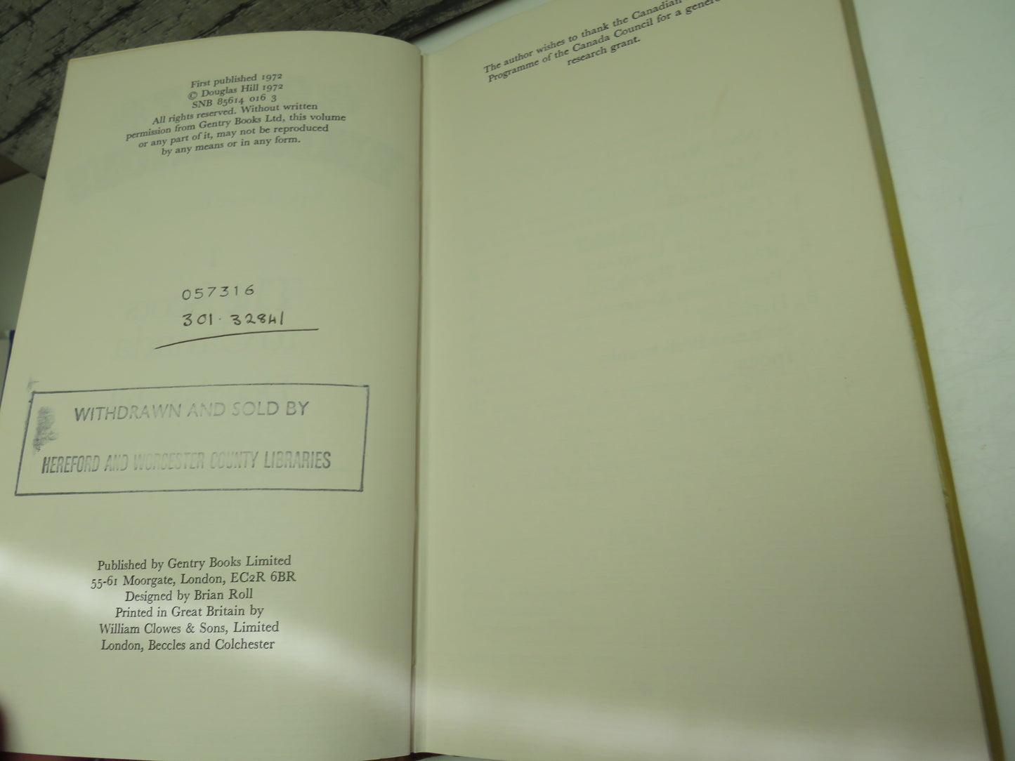 Great Emigrations Series Editor: Douglas Hill I The Scots To Canada