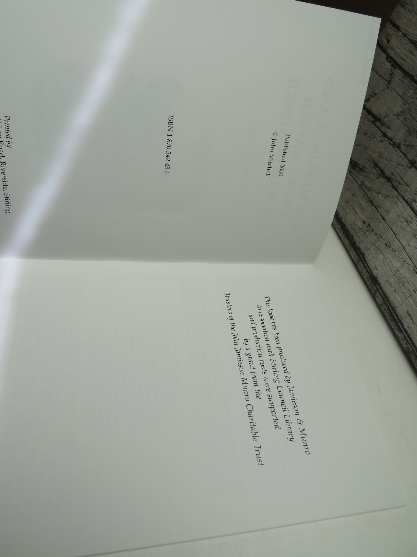 The Shielings and Drove Ways of Loch Lomondside By John Mitchell 2000
