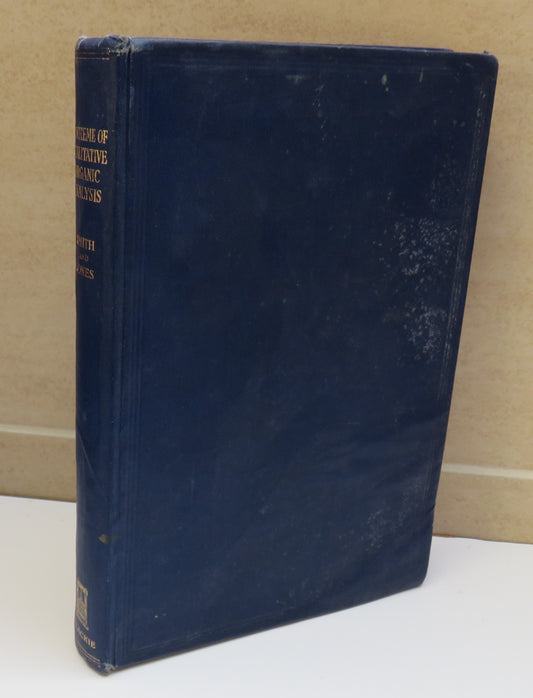 A Scheme of Qualitative Organic Analysis By Frederick J. Smith 1949