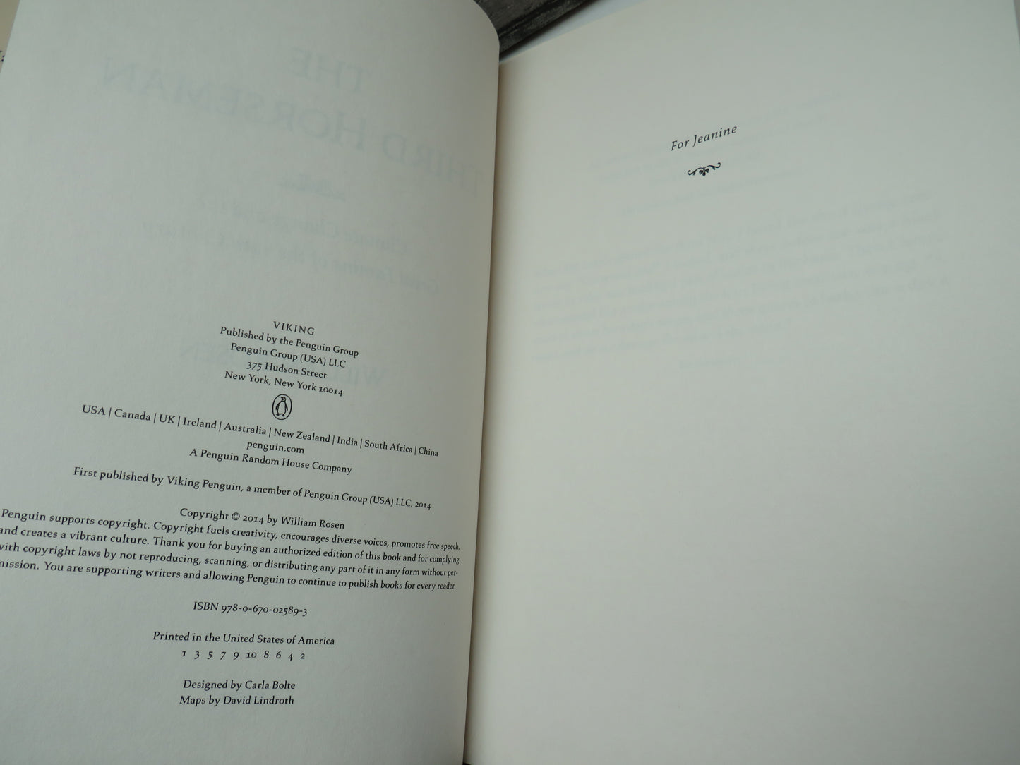 The Third Horseman Climate Change and The Great Famine of the 14th Century By William Rosen