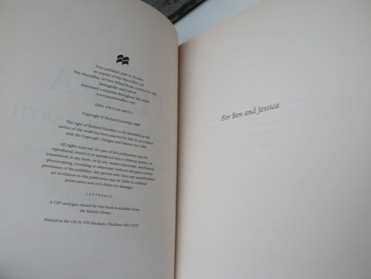 Terra Tales of the Earth Four Events That Changed The World By Richard Hamblyn 2009