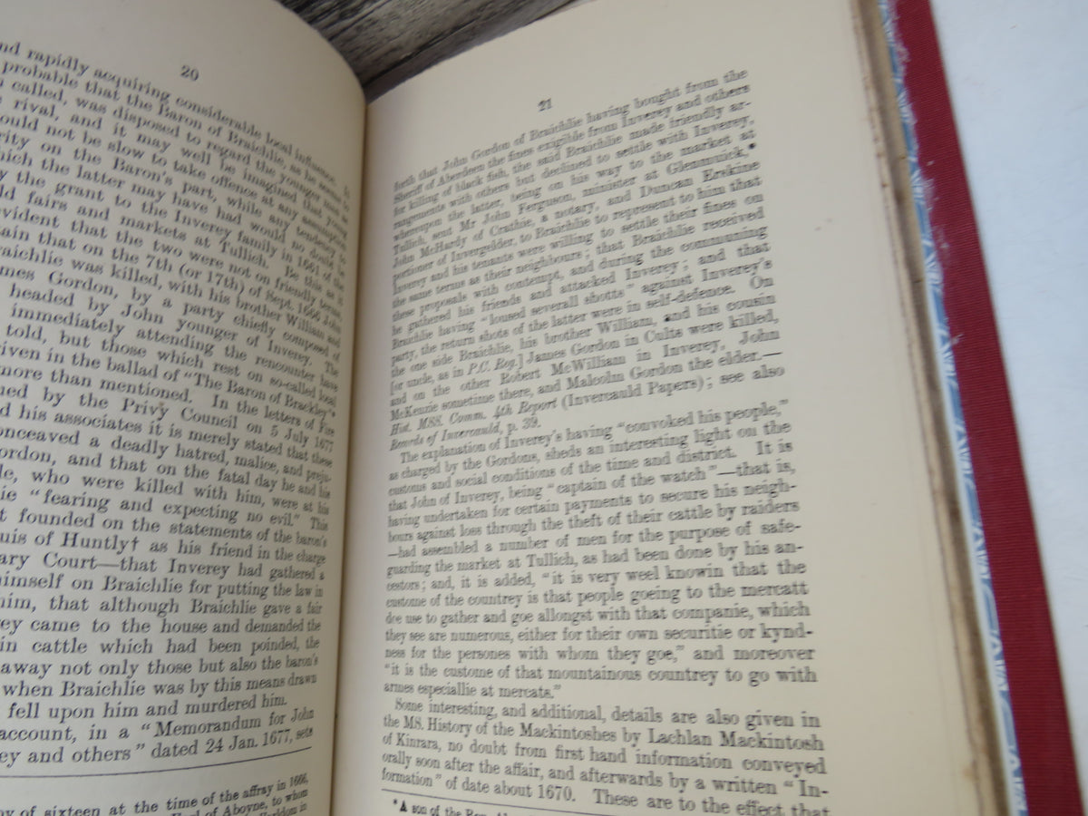 Farquharson Genealogies No. II. Inverey Branch By A. M. Mackintosh 1914 Only 100 Copies Printed